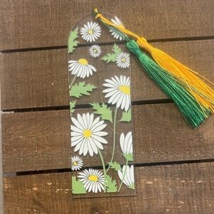 Floral Bookmark with Tassel